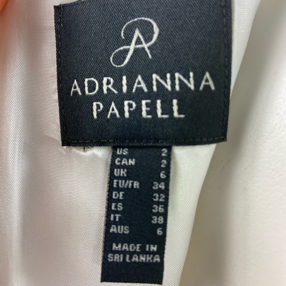 White Adrianna Papell dress. BLACK FRIDAY DEALS CHECK OUT MY CLOSET - Picture 11 of 13